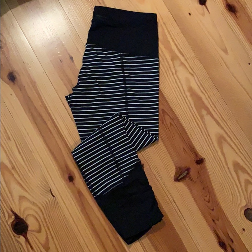 Lululemon RunDay Crop Parallel Stripe